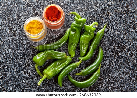 green hot pepper & seasoning