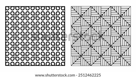 Sheamless Design of CNC cutting, Water Zet machine, Seamless geometric patterns, Expect Ratio 1:1