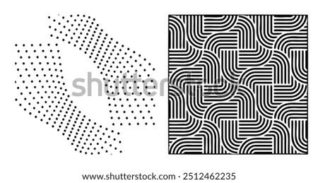 Sheamless Design of CNC cutting, Water Zet machine, Seamless geometric patterns, Expect Ratio 1:1