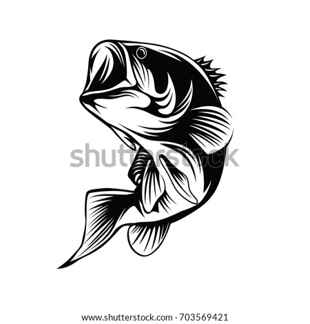 Bass Silhouette Vector At Vectorified Com Collection Of Bass