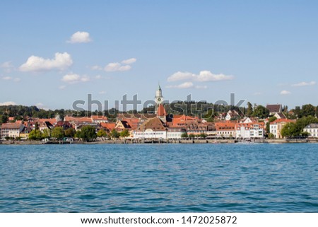 Similar – Image, Stock Photo Shipping on Lake Constance