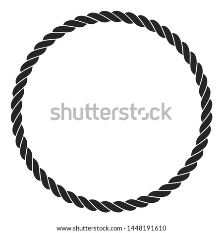 rope icon with a white background. vector illustration