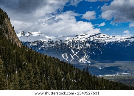 Similar – Image, Stock Photo lake agnes Alberta
