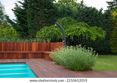 Similar – Image, Stock Photo Shower in the garden