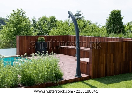 Similar – Image, Stock Photo Shower in the garden