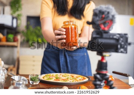 Similar – Foto Bild Zufriedene Frauen unterhalten sich beim Abendessen auf der Terrasse