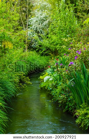France Giverny Monet\'s garden spring May