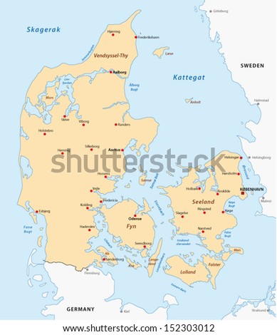 danmark map