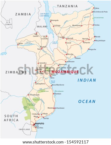 mozambique road map