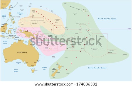 map of oceania 2