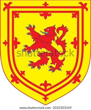 the former official royal coat of arms of Scotland
