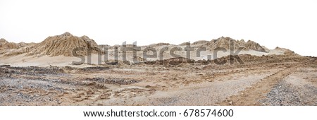 Similar – Image, Stock Photo Tire tracks in sand on beach