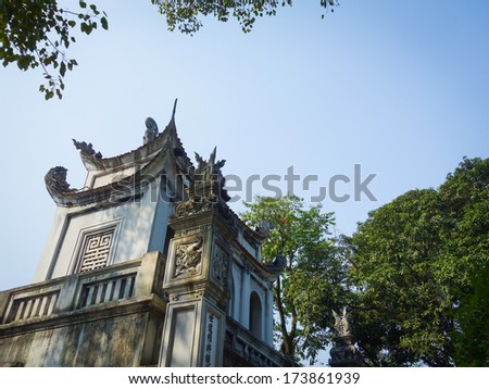 Temple of Literature & National University Hanoi Vietnam