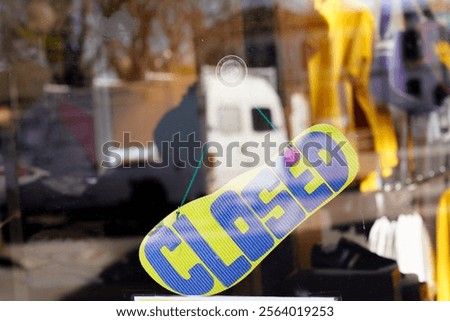 Similar – Image, Stock Photo Shut-off at the entrance