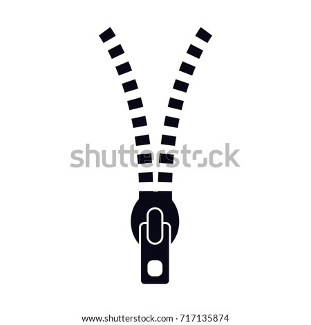 zipper. zipper tool icon. Abstract zipper on white background. illustration eps10. 