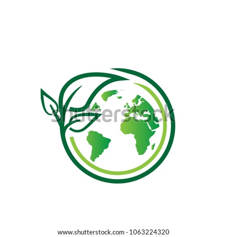 eco leaf logo