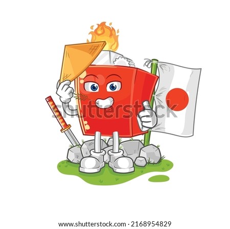 the lighter japanese vector. cartoon character