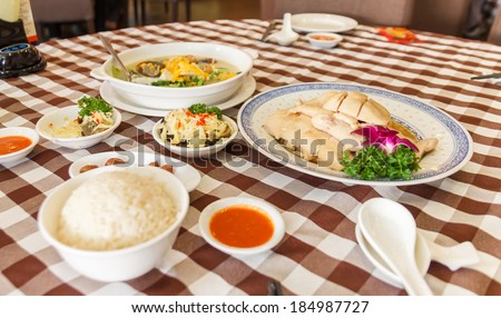 Hainanese chicken top hit food in Singapore