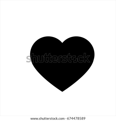 Heart icon in trendy flat style isolated on background. Heart icon page symbol for your web site design Heart icon logo, app, UI. Heart icon Vector illustration, EPS10.