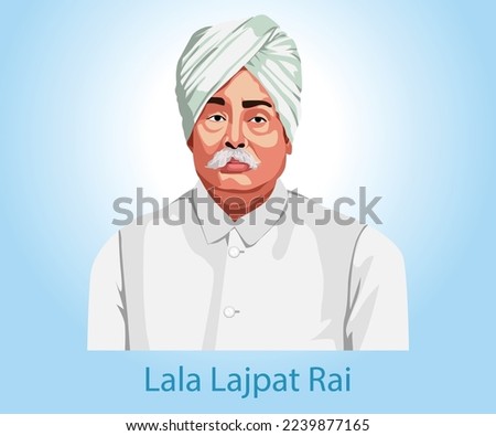 Lala Lajpat rai was freedom fighter, and politician of India he plays important role in Indian Independence movement. He was popularly known as Punjab Kesari. He was one among the Lal Bal Pal
