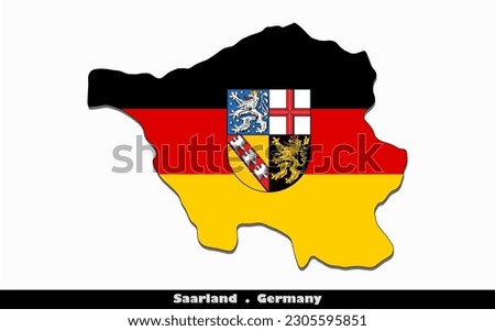 Saarland Flag - States of Germany