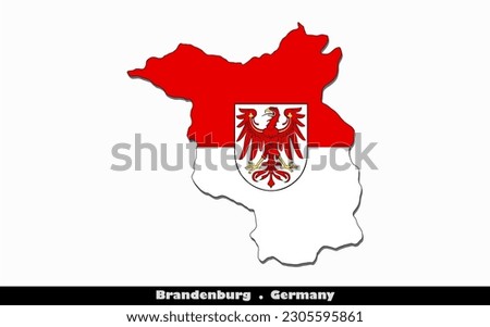 Brandenburg Flag - States of Germany