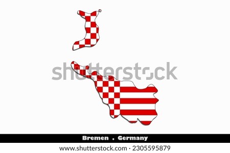 Bremen Flag - States of Germany