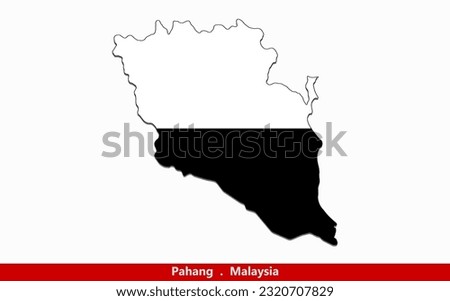 Pahang Flag - States of Malaysia (Vector)