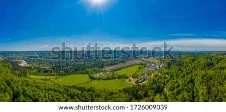 Similar – Image, Stock Photo The view of monstary Hohenschaeftlarn, Bavaria, Germany