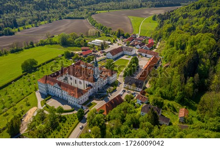 Similar – Image, Stock Photo The view of monstary Hohenschaeftlarn, Bavaria, Germany