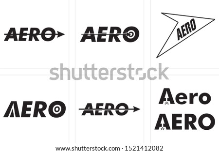 aero logo aerrow text symbol 