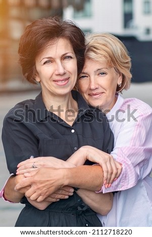 Similar – Image, Stock Photo Romantic Gay couple working together at home with their laptops.