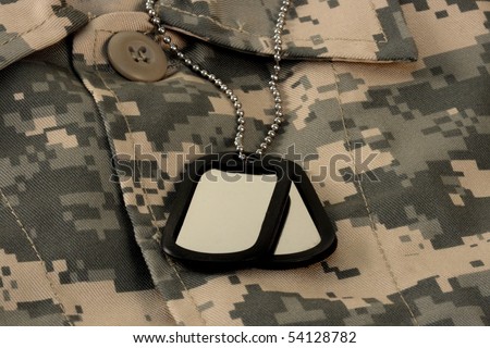 army digital fatigue shirt camouflage and name dog tag chain universal military camuoflage fabric