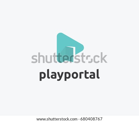 Play Portal Logo Template Design