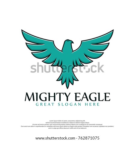 eagle vintage logo template eagle logo bird logo design flying eagle template