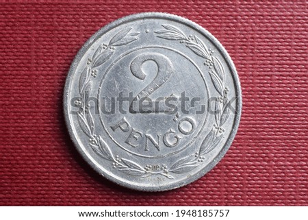 Hungarian 2 pengo coin from 1943  Stock fotó © 