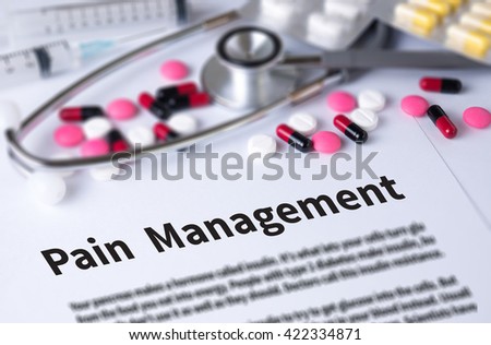 stock photo pain management and background of medicaments composition stethoscope mix therapy drugs doctor 422334871