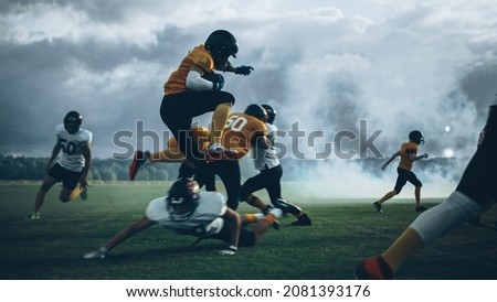 Similar – Image, Stock Photo Kickoff American Football