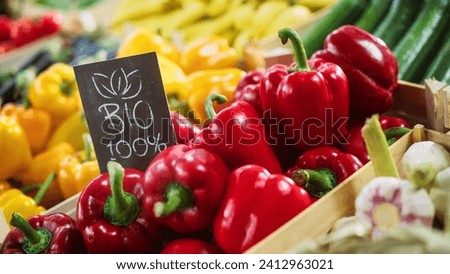 Similar – Image, Stock Photo Fresh harvest bio GMO-free potatoes