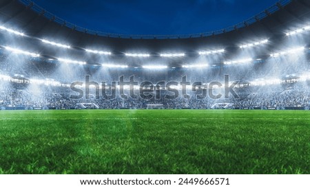 Similar – Foto Bild Fußballfeld auf dem Smartphone-Bildschirm und Ball. 3d Render