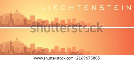 Liechtenstein Beautiful Skyline Scenery Banner