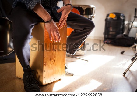 Similar – Foto Bild Perkussion cajon Folklore