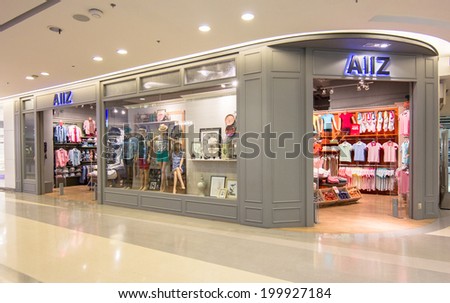 BANGKOK - MAY 29: AllZ store at Central Rama 9, Bangkok on May 29, 2014. It is the leading fashion retailer in Thailand and export to 8 Countries in Southeast Asia and Middle east.