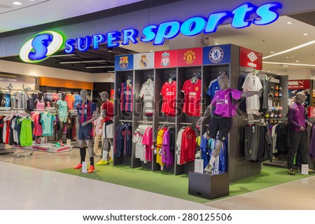 BANGKOK - OCT 5: Super Sports store at Central Salaya, Bangkok on Oct 5, 2014. It is the largest sporting goods reseller in Thailand.