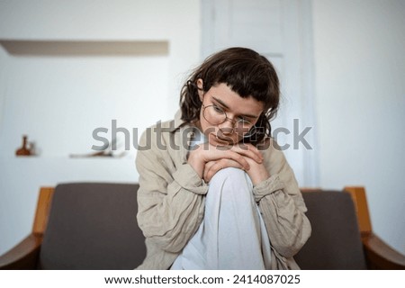 Image, Stock Photo Desperation Loneliness Isolation