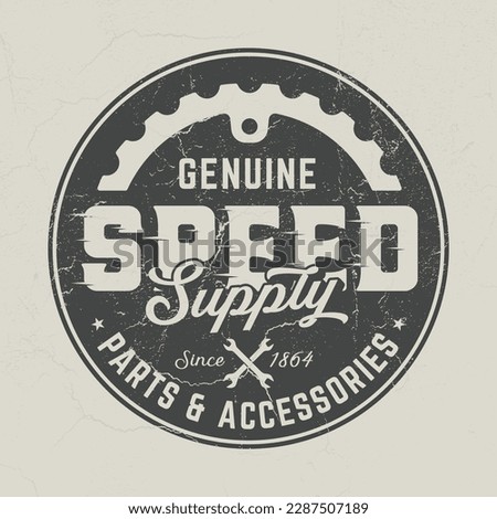 Genuine Speed Supply, Parts and Accessories - Fresh Retro Design. Good For Poster, Wallpaper, T-Shirt, Gift.
