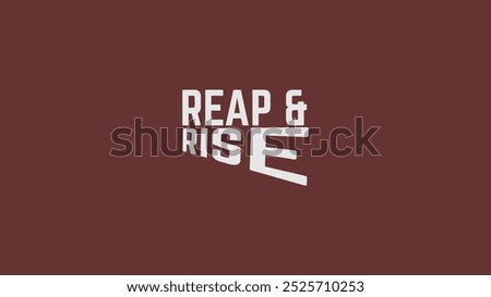 Reap and rise Logo Vector Artworks  Event Logos