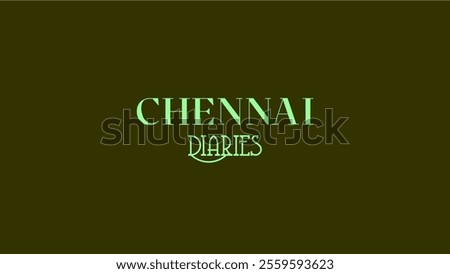 Chennai Diaries Logo Vector Artworks