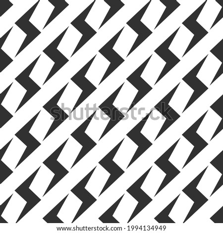 Thunderbolt seamless pattern background. Ornament can be used for gift wrapping paper, pattern fills, web page background
