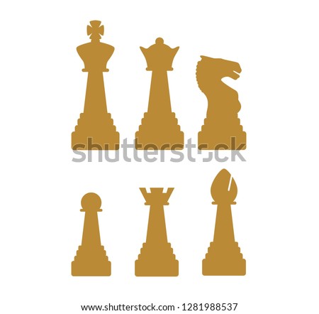 Chess Pieces Vector Icon